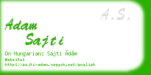adam sajti business card